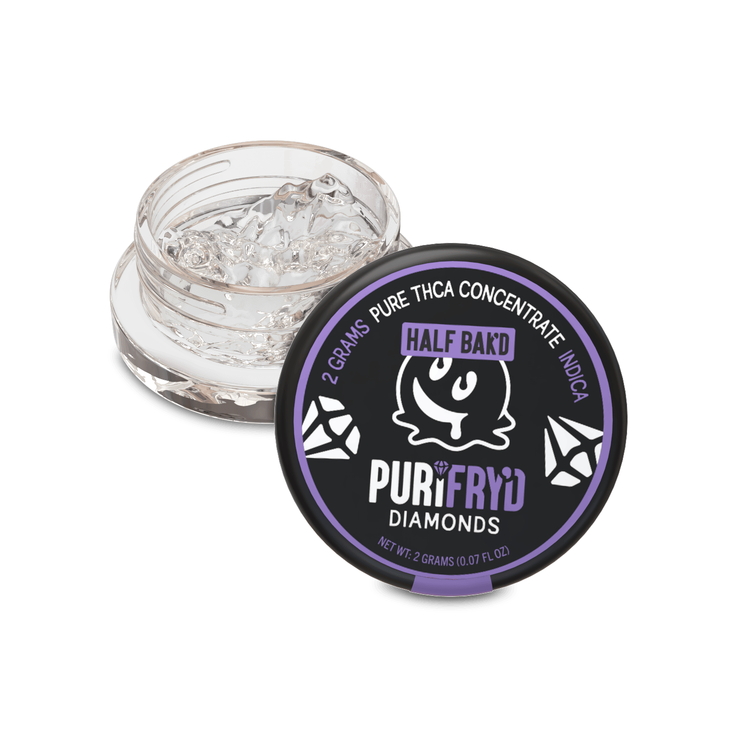 Half Bakd Puri Fryd Diamond Dabs - 2g